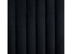 Juego de 6 sillas de comedor de terciopelo negro