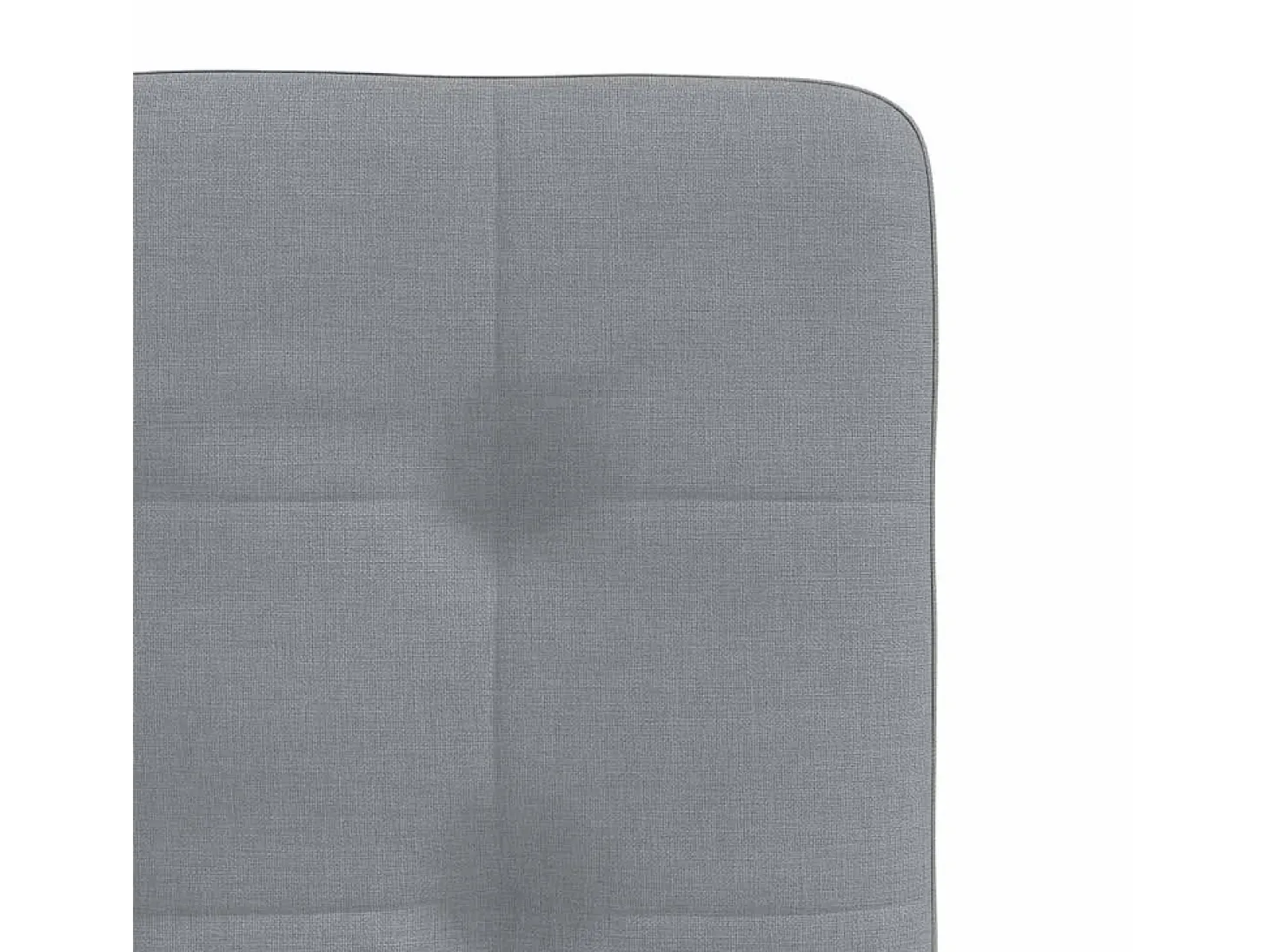 Juego de 6 sillas de comedor de tela gris claro