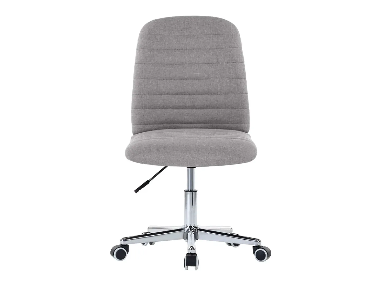 Juego de 4 Sillas de comedor tela gris claro ES776605