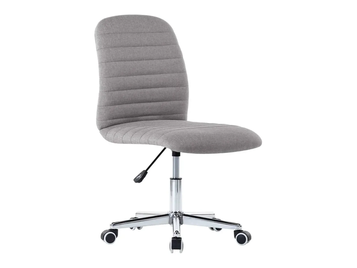 Juego de 4 Sillas de comedor tela gris claro ES776605