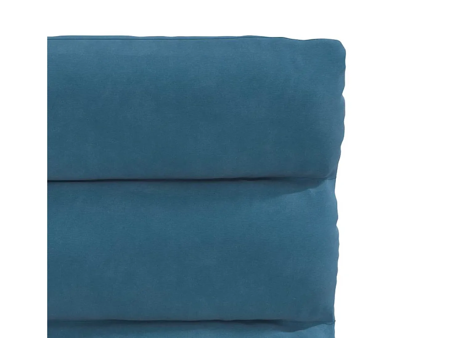Juego de 2 sillas de comedor de terciopelo azul