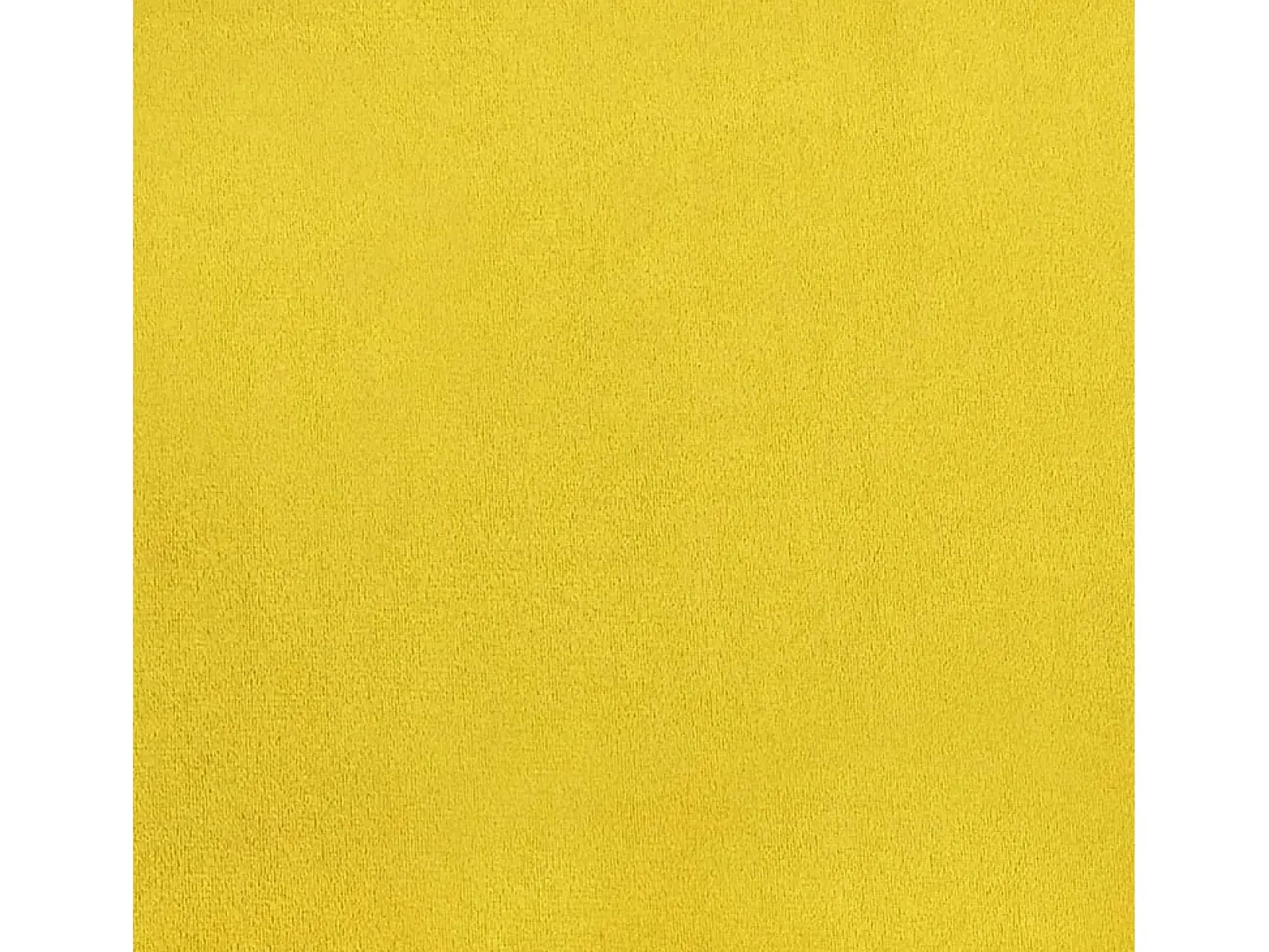 Juego de 2 sillas de comedor de terciopelo amarillo mostaza
