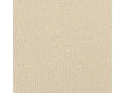 Juego de 2 sillas de comedor de tela color crema