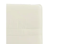 Juego de 2 sillas de comedor de terciopelo crema