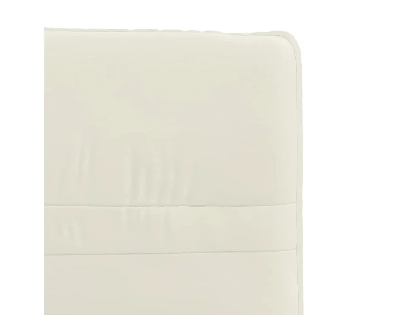 Juego de 2 sillas de comedor de terciopelo crema