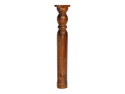 Juego de 2 sillas de comedor Acabado madera color miel clásico