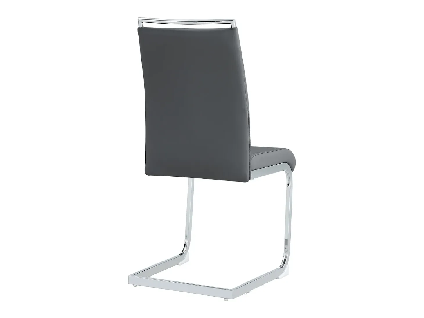Juego de 4 sillas de comedor modernas con respaldo alto y patas tapizadas, respaldo de rayas cruzadas para comedor, cocina y oficina, color gris