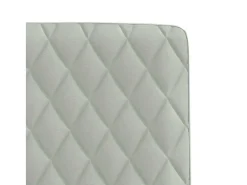 Juego de 4 sillas de comedor de terciopelo gris claro