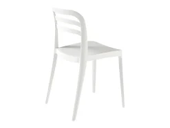 Juego de 4 sillas de comedor blancas 