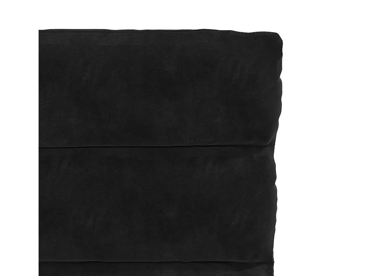 Juego de 2 sillas de comedor de terciopelo negro