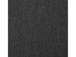 Juego de 2 sillas de comedor de tela gris oscuro