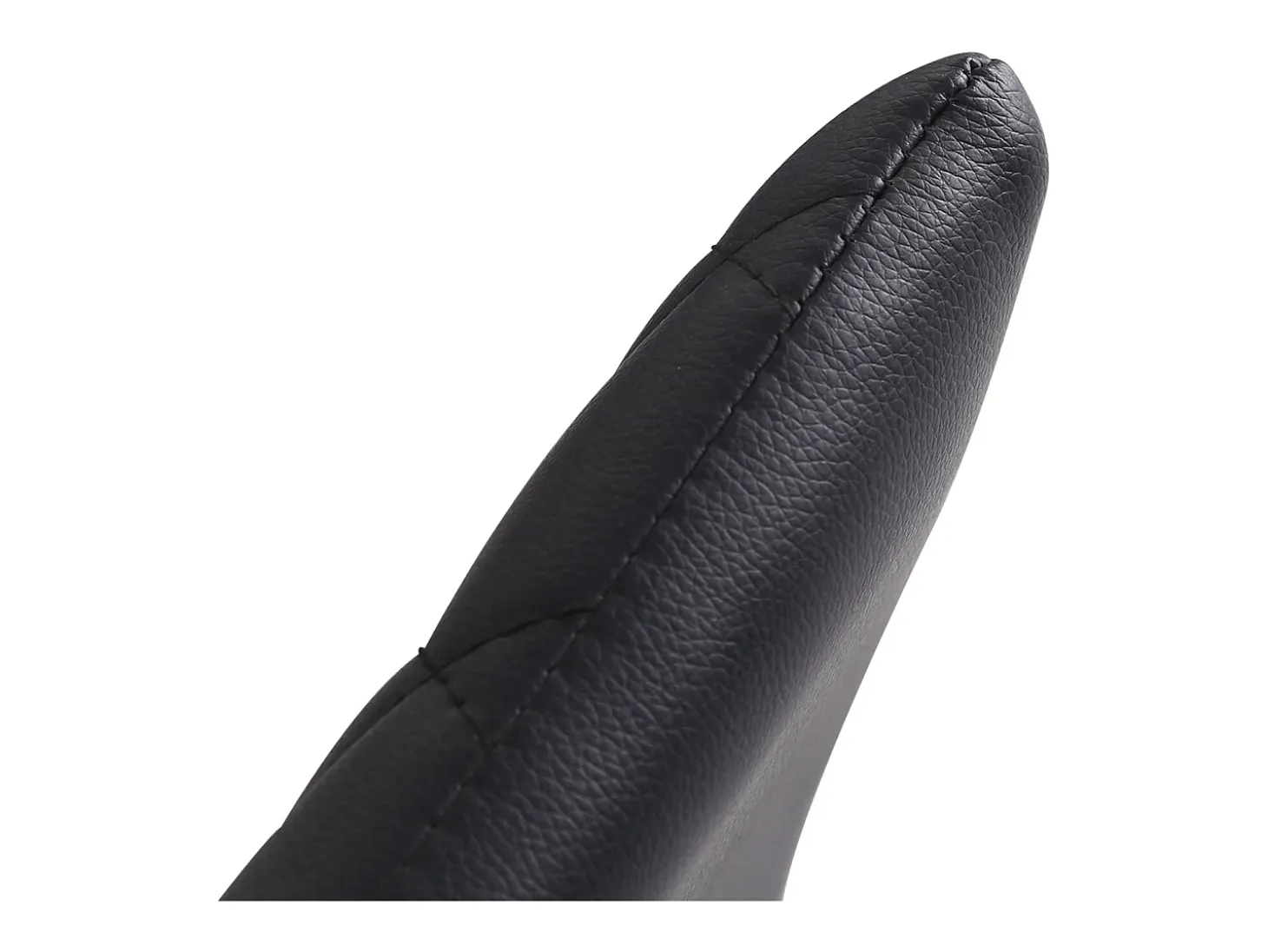 Juego de 4 sillas de comedor, sillas de cocina tapizadas con patas de acero, color negro