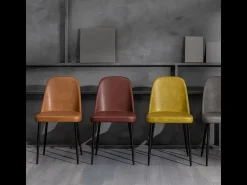 Juego de 4 sillas de comedor modernas