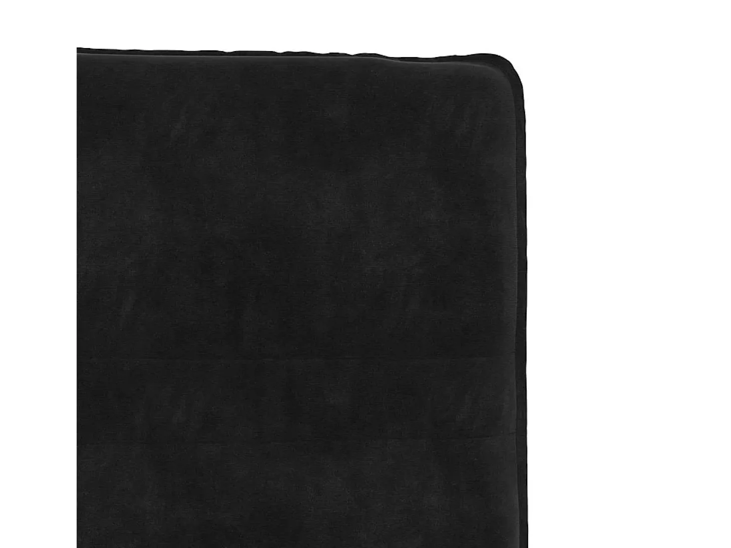 Juego de 4 sillas de comedor de terciopelo negro