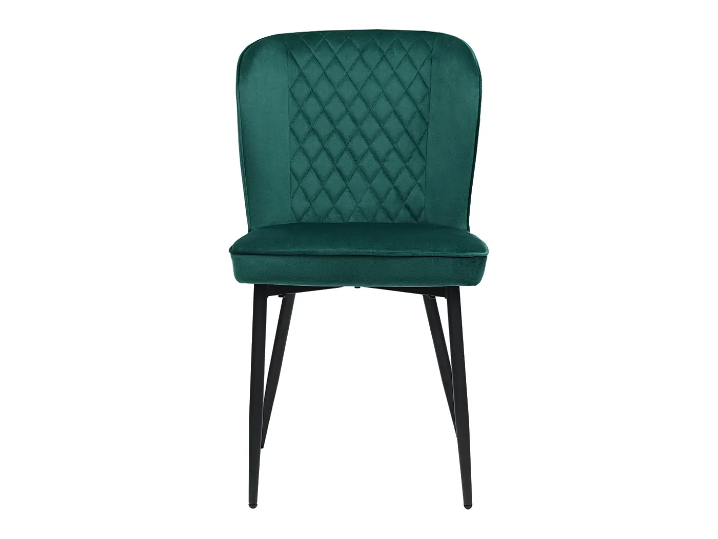 Juego de 6 sillas de comedor, verde oscuro, diseño de silla tapizada con respaldo, terciopelo, estructura de metal