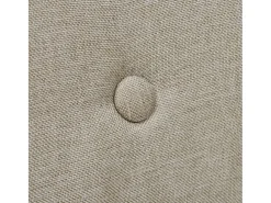 Juego de 2 Sillas de comedor tela y madera maciza de roble beige ES142552