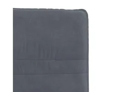 Juego de 6 sillas de comedor de terciopelo gris oscuro