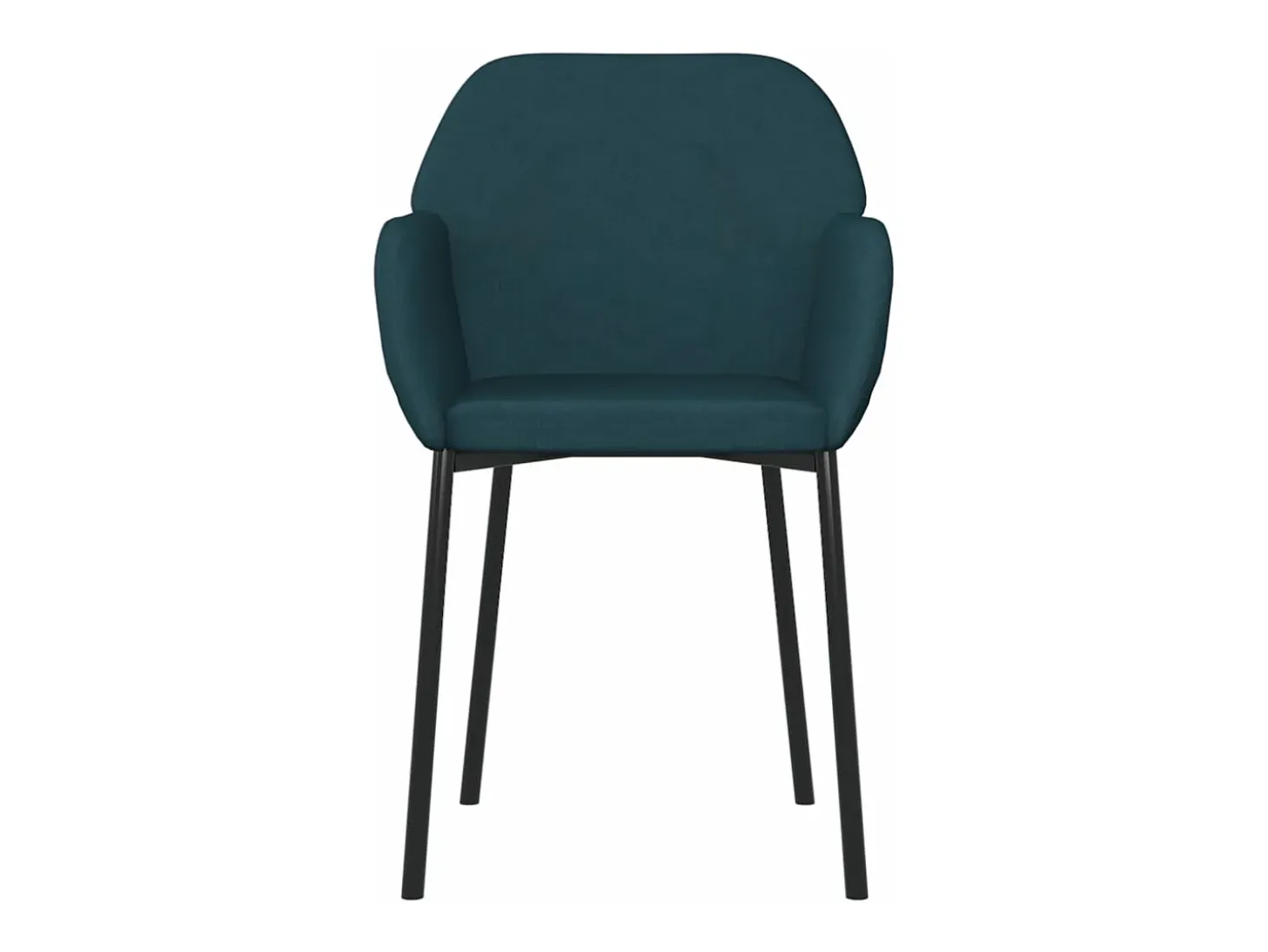 Juego de 2 Sillas de comedor terciopelo azul ES463201