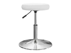 Juego de 2 Sillas de comedor cuero sintético blanco ES986325