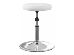 Juego de 2 Sillas de comedor cuero sintético blanco ES986325