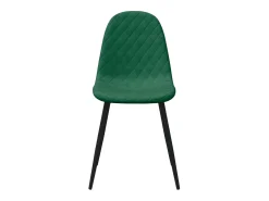 Juego de 4 Sillas de comedor terciopelo verde oscuro ES148211