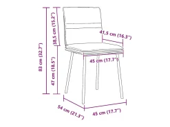Juego de 2 sillas de comedor de terciopelo amarillo