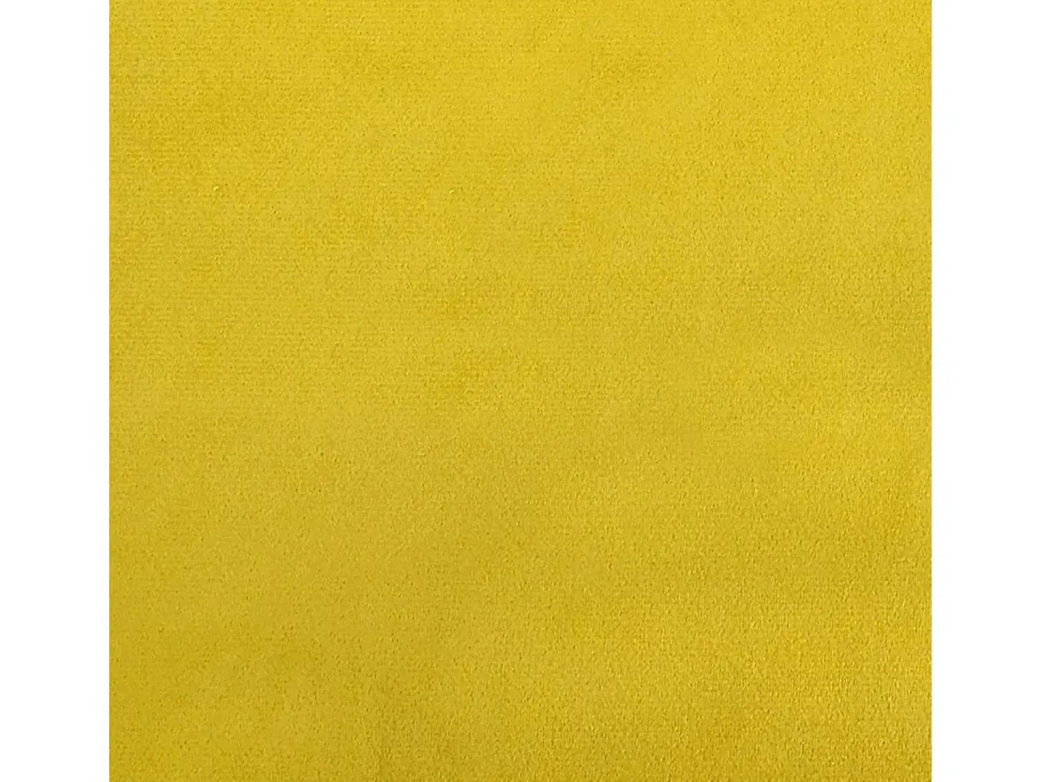 Juego de 2 sillas de comedor de terciopelo amarillo