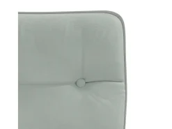 Juego de 4 sillas de comedor de terciopelo gris claro