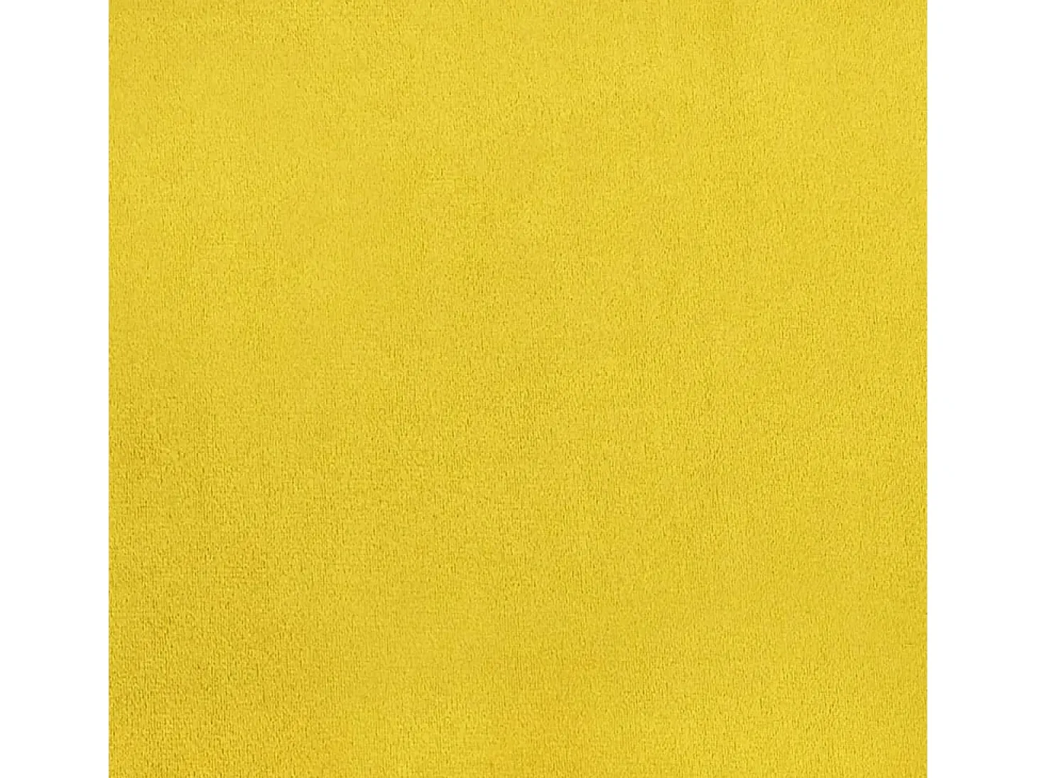 Juego de 4 sillas de comedor de terciopelo amarillo mostaza