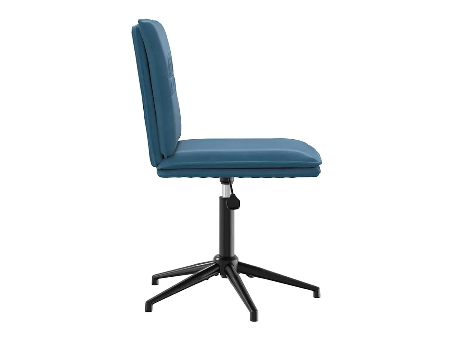 Juego de 2 sillas de comedor de terciopelo azul