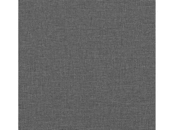 Juego de 2 sillas de comedor de tela gris oscuro
