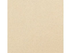 Juego de 2 sillas de comedor de tela color crema