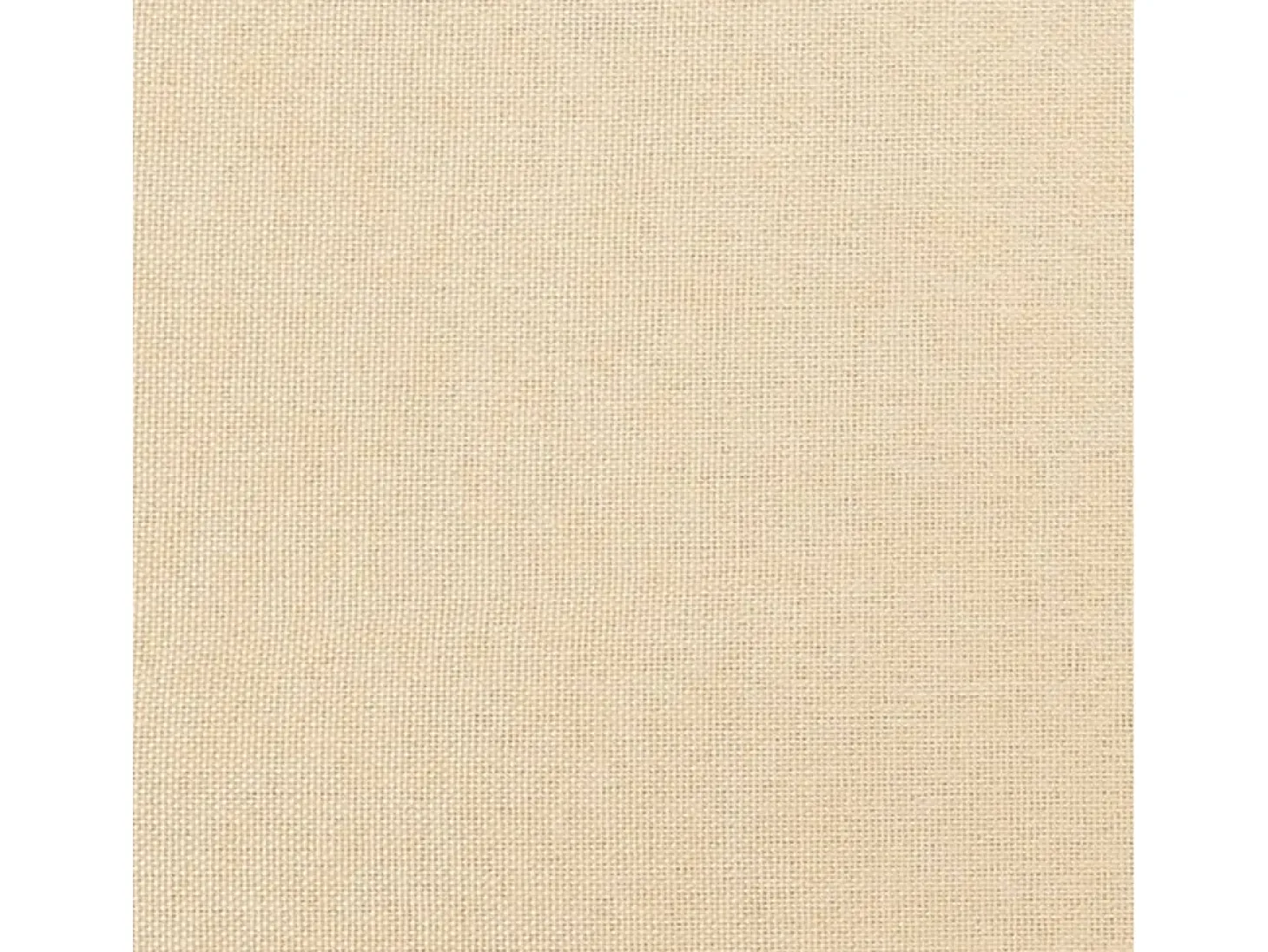 Juego de 2 sillas de comedor de tela color crema