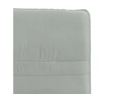 Juego de 4 sillas de comedor de terciopelo gris claro