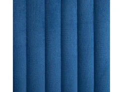 Juego de 2 sillas de comedor de terciopelo azul