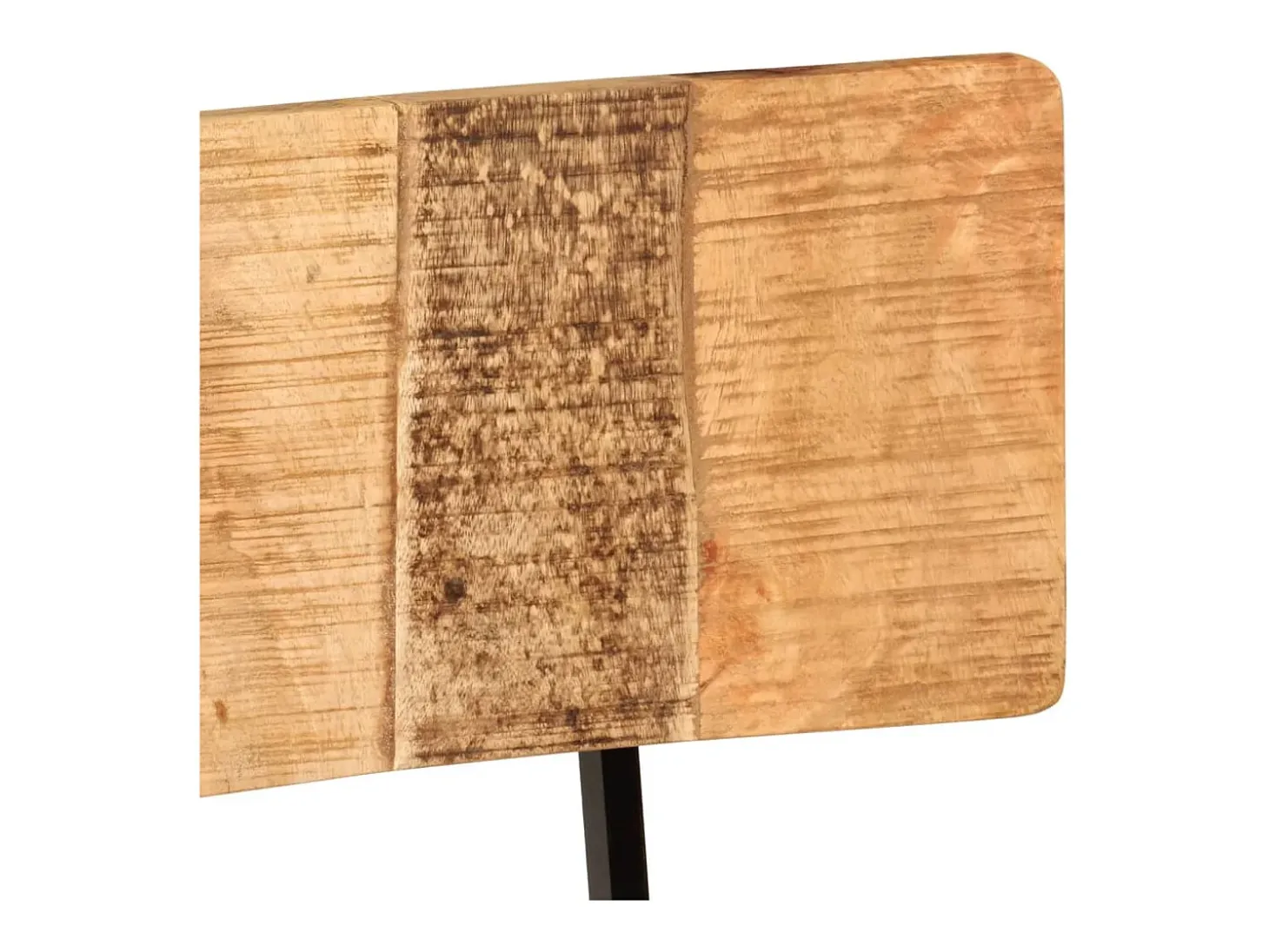 Juego de 2 sillas de comedor 44x40x80 cm Madera maciza de mango