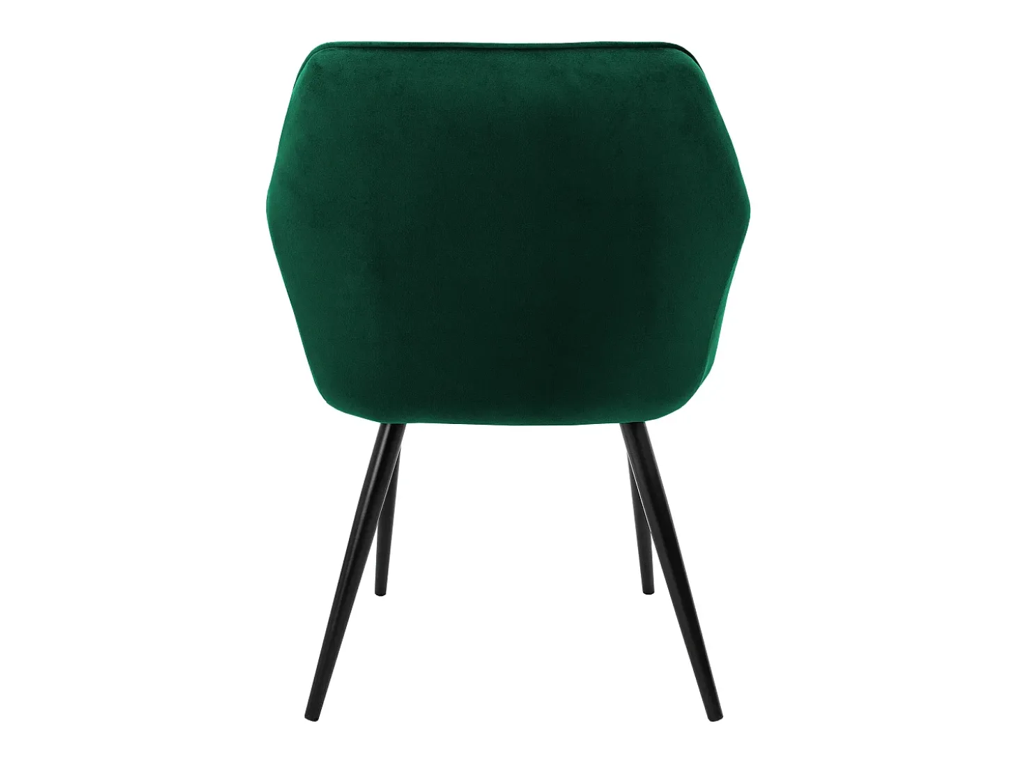 Juego de 6 sillas de comedor tapizadas en terciopelo verde sillones de salón