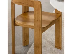 Juego de 2 sillas de madera de mindy Suzie con reposabrazos