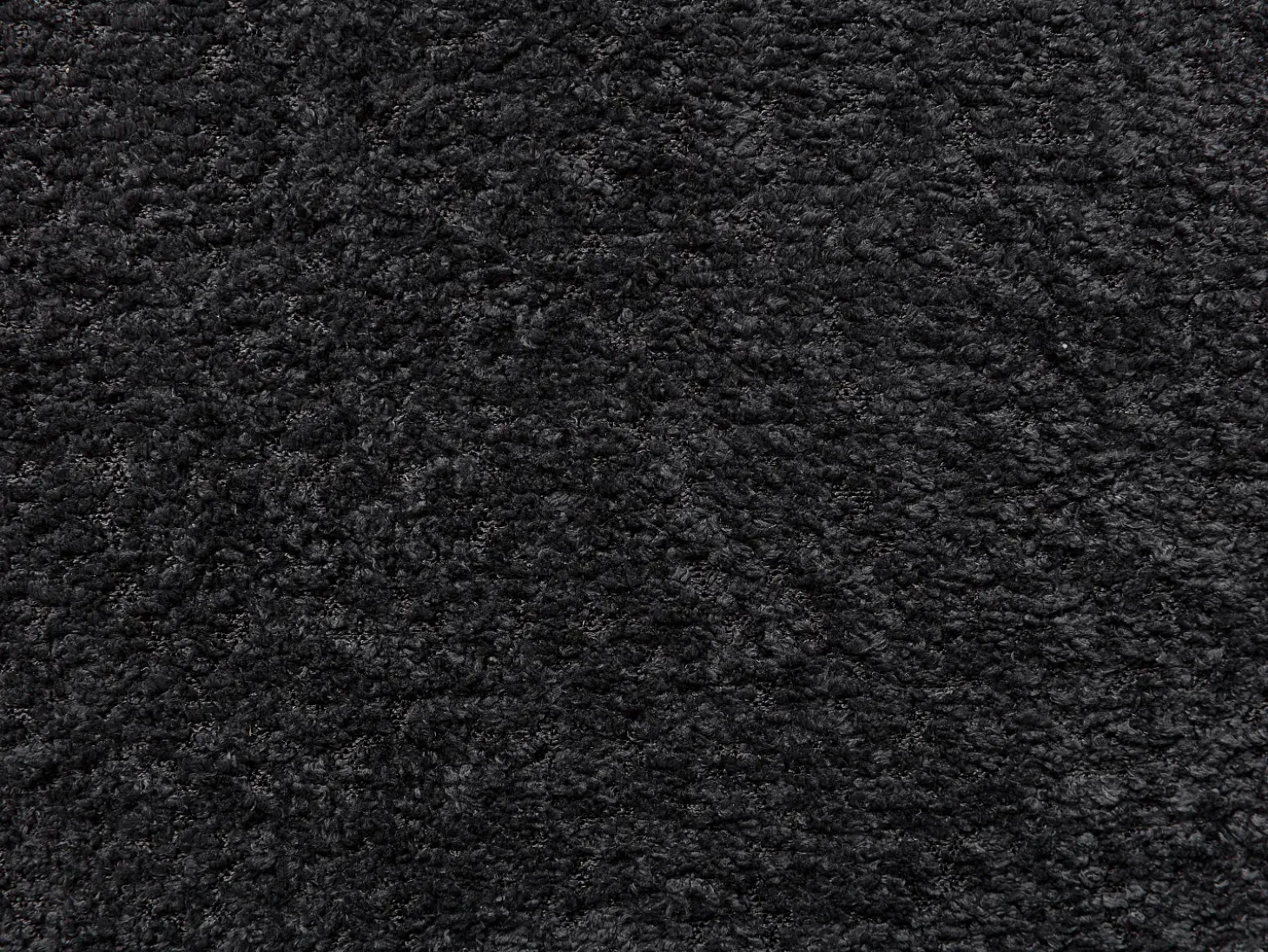 Juego de 2 sillas de tela bouclé y madera de hevea - Negro - WILANA