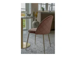 Juego de 2 Sillas Geneve, Rosa, 56x51x76 cm, Kendra Home