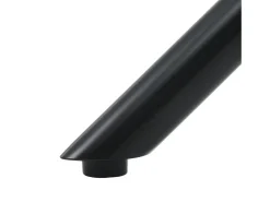 Juego de 2 sillas giratorias con patas de metal negro - Tapizadas en terciopelo - Beige