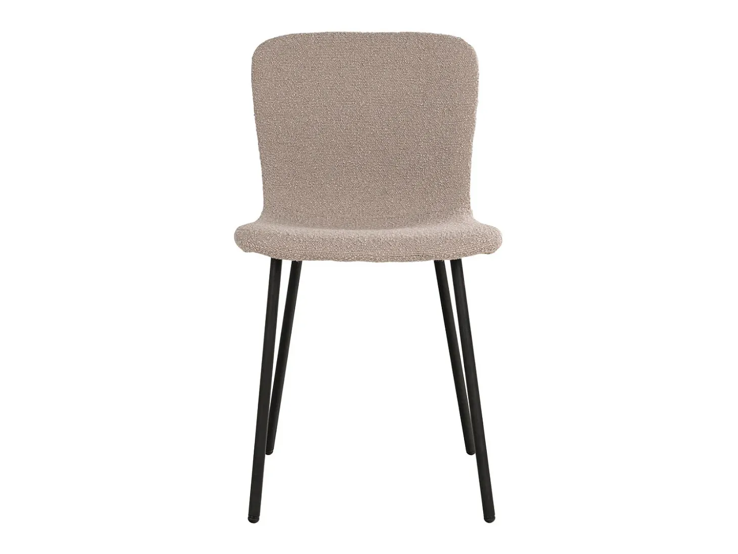 Juego de 2 Sillas Halden, Beige, 52,5x44,5x76,5 cm, Kendra Home