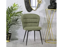 Juego de 2 sillas Lausanne Green (58 x 60,5 x 85 cm)
