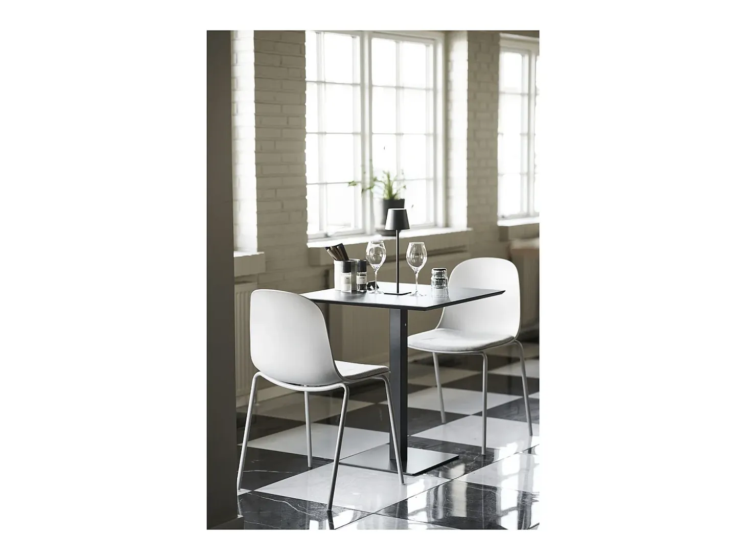 Juego de 2 Sillas Madalena, Gris, 53x50x85 cm, Kendra Home