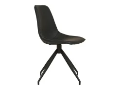 Juego de 2 Sillas Monaco 2, Negro, 56x48x86 cm, Kendra Home