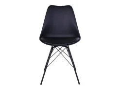 Juego de 2 Sillas Oslo, Negro, 55x48x84 cm, Kendra Home