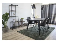 Juego de 2 Sillas Oslo, Negro, 55x48x84 cm, Kendra Home