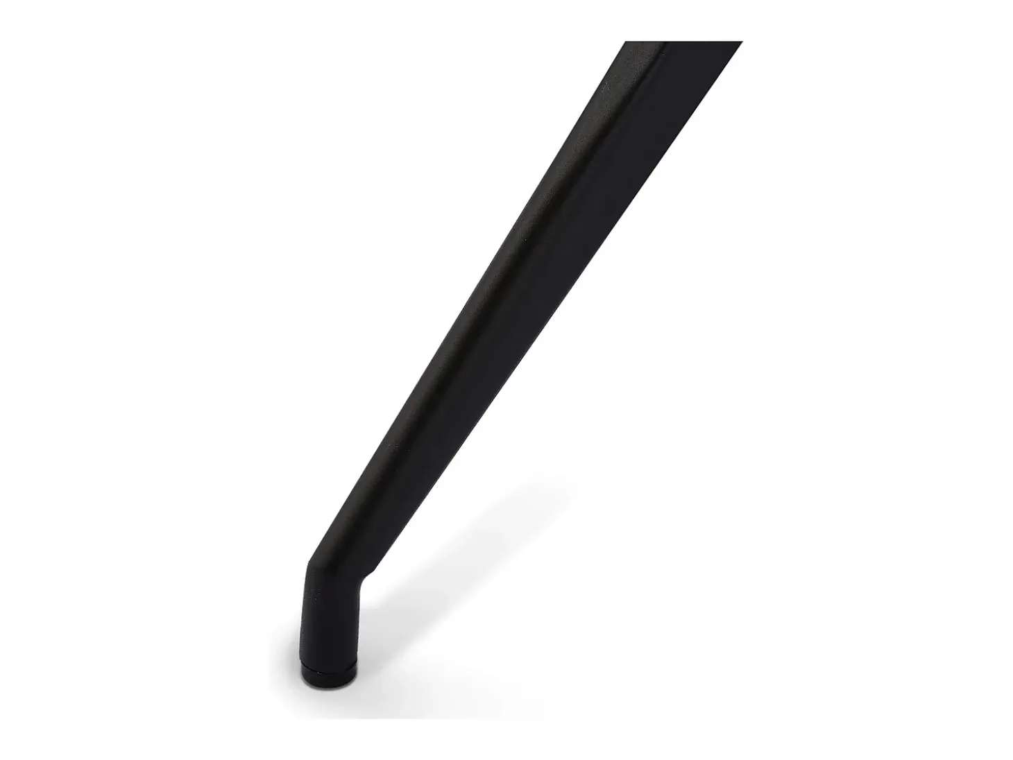 Juego de 2 sillas pivotantes Isabel - Piel sintética y metal - Negro