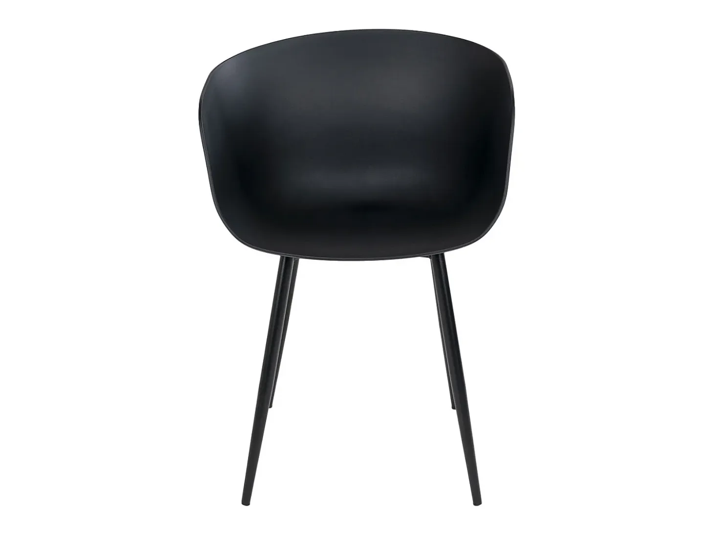 Juego de 2 Sillas Roda, Negro, 56x55x78 cm, Kendra Home