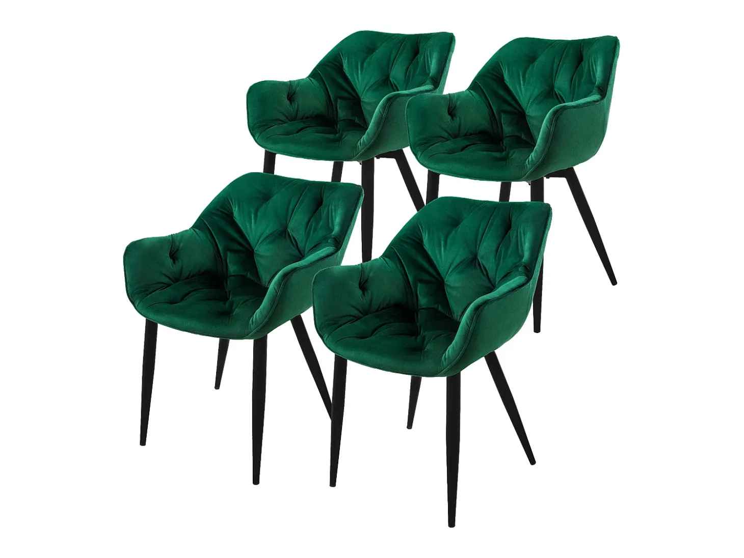Juego de 4 sillas Sillas de comedor Silla de cocina Sillas de salón Silla tapiza